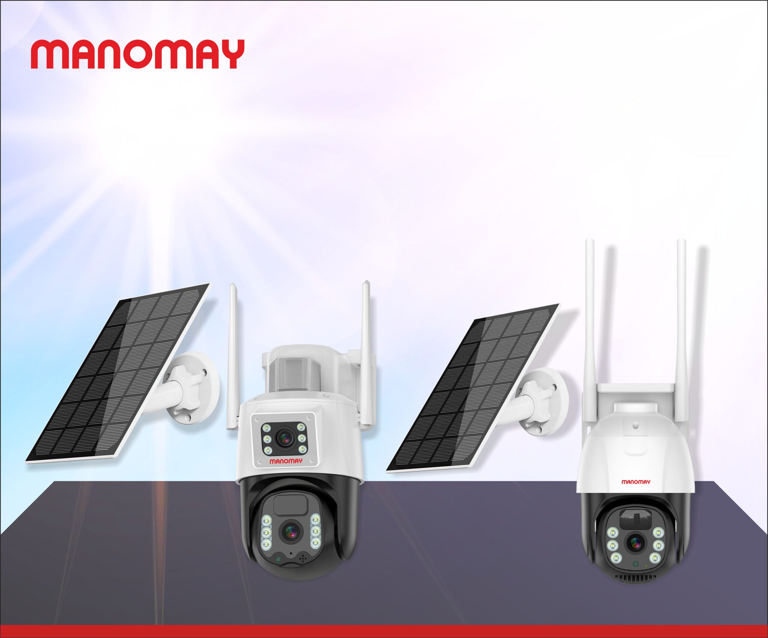 Solar-Powered CCTV Camera